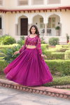 KA 5053 Fendi Silk Lehenga With Blouse Dupatta Wholesale Online